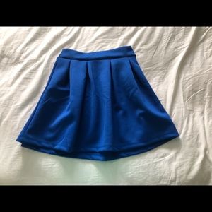Blue Skater Skirt